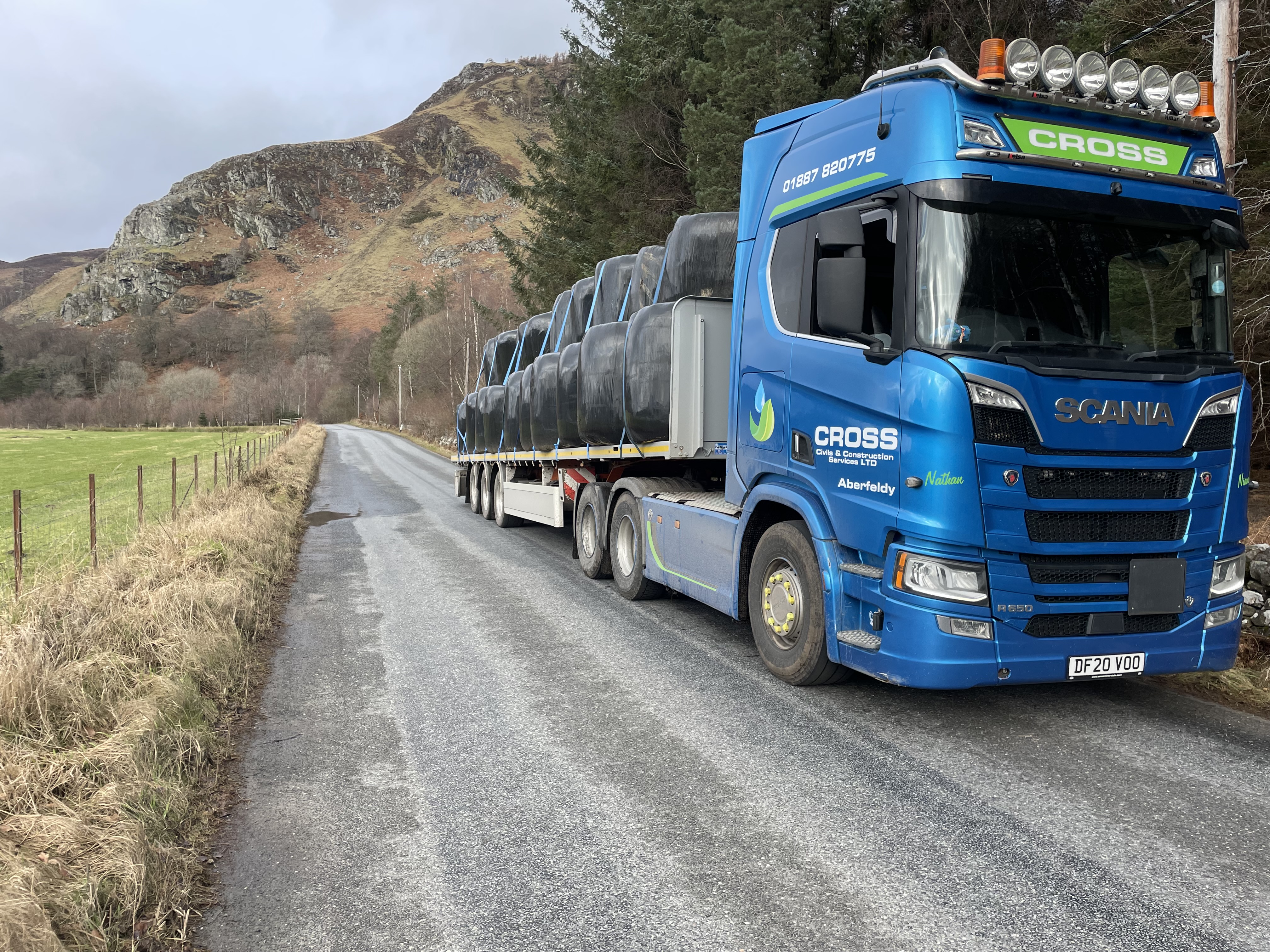 Scania delivery silage 